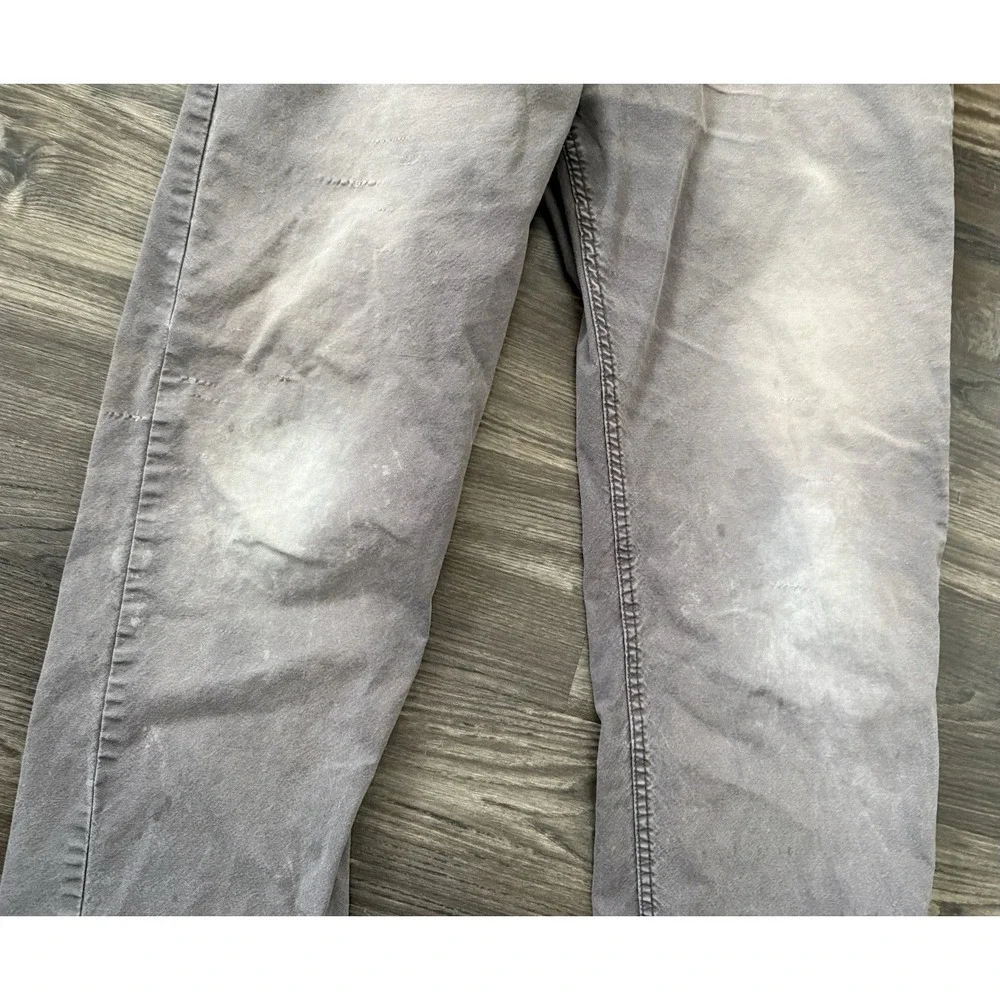 workwear Distressed Faded Rugged Gray pants Utility 36x32 Grunge Blue Collar Y2K - Picture 4 of 12